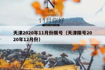 天津2020年11月份限号（天津限号2020年12月份）