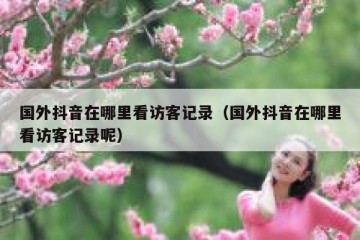 国外抖音在哪里看访客记录（国外抖音在哪里看访客记录呢）