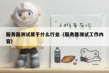服务器测试属于什么行业（服务器测试工作内容）