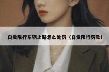 自贡限行车辆上路怎么处罚（自贡限行罚款）