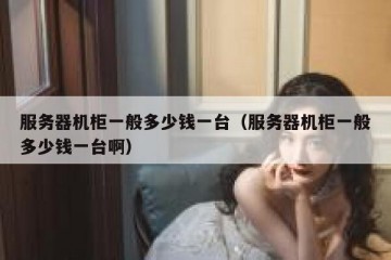 服务器机柜一般多少钱一台（服务器机柜一般多少钱一台啊）