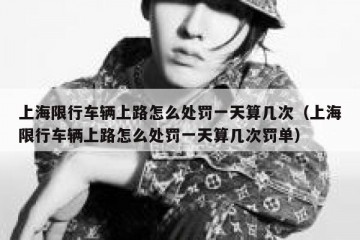 上海限行车辆上路怎么处罚一天算几次（上海限行车辆上路怎么处罚一天算几次罚单）