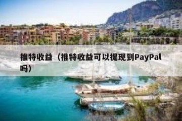 推特收益（推特收益可以提现到PayPal吗）