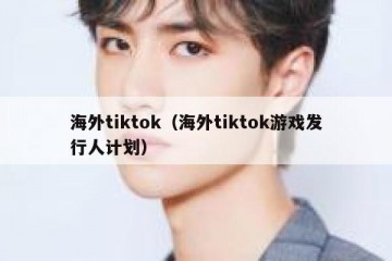 海外tiktok（海外tiktok游戏发行人计划）