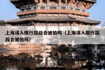 上海误入限行路段会被拍吗（上海误入限行路段会被拍吗）