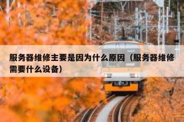 服务器维修主要是因为什么原因（服务器维修需要什么设备）