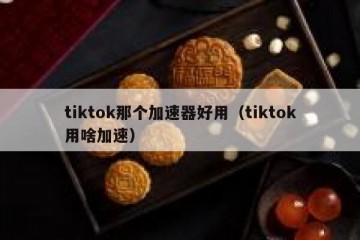 tiktok那个加速器好用（tiktok用啥加速）