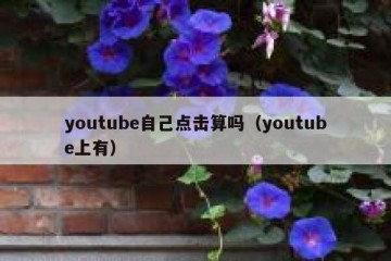 youtube自己点击算吗（youtube上有）