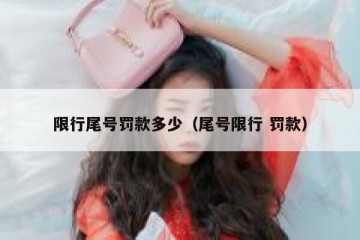 限行尾号罚款多少（尾号限行 罚款）