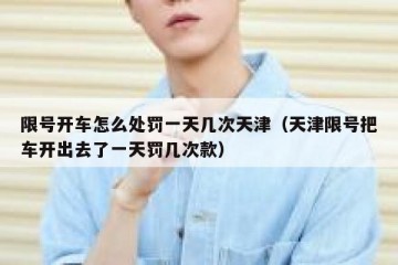 限号开车怎么处罚一天几次天津（天津限号把车开出去了一天罚几次款）