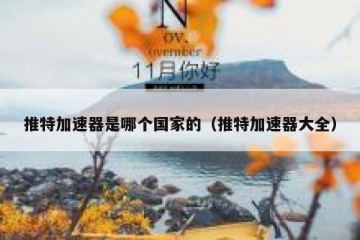 推特加速器是哪个国家的（推特加速器大全）