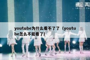 youtube为什么看不了了（youtube怎么不能看了）