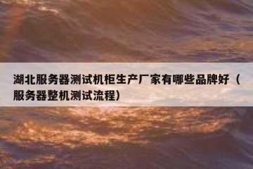 湖北服务器测试机柜生产厂家有哪些品牌好（服务器整机测试流程）