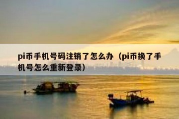 pi币手机号码注销了怎么办（pi币换了手机号怎么重新登录）