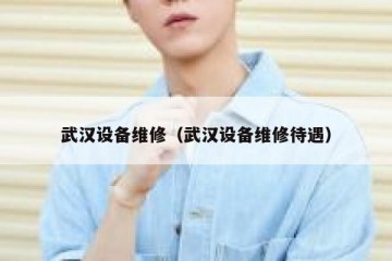 武汉设备维修（武汉设备维修待遇）