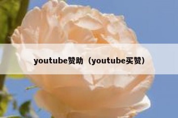 youtube赞助（youtube买赞）