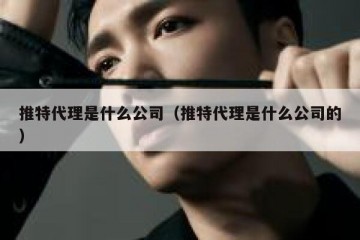 推特代理是什么公司（推特代理是什么公司的）