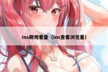Ins刷观看量（ins查看浏览量）