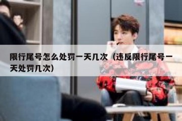 限行尾号怎么处罚一天几次（违反限行尾号一天处罚几次）