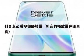 抖音怎么看视频播放量（抖音的播放量在哪里看）