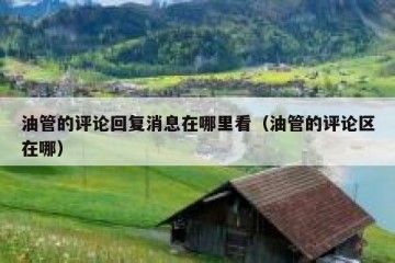 油管的评论回复消息在哪里看（油管的评论区在哪）