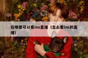 在哪里可以看ins直播（怎么看ins的直播）