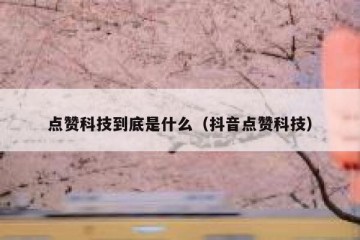 点赞科技到底是什么（抖音点赞科技）