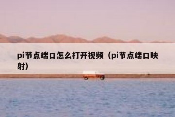 pi节点端口怎么打开视频（pi节点端口映射）