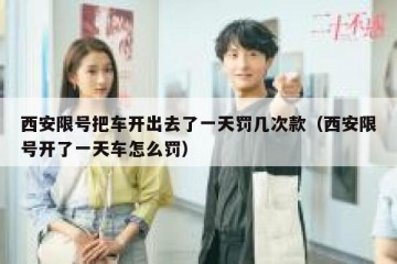 西安限号把车开出去了一天罚几次款（西安限号开了一天车怎么罚）