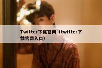 Twitter下载官网（twitter下载官网入口）