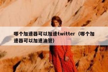 哪个加速器可以加速twitter（哪个加速器可以加速油管）