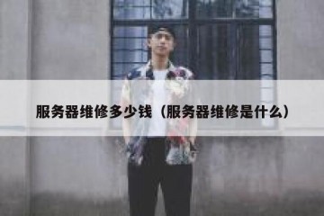 服务器维修多少钱（服务器维修是什么）