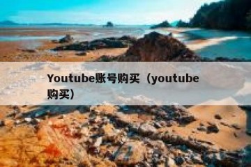 Youtube账号购买（youtube 购买）
