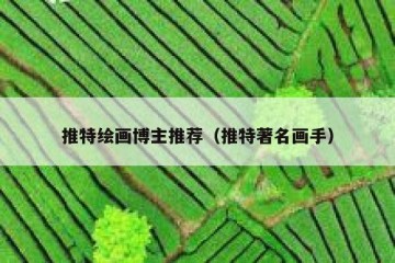 推特绘画博主推荐（推特著名画手）