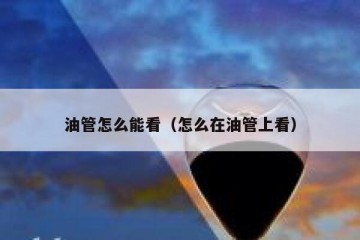 油管怎么能看（怎么在油管上看）