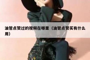 油管点赞过的视频在哪里（油管点赞买有什么用）