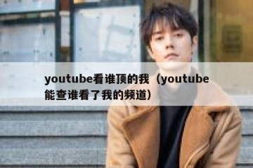 youtube看谁顶的我（youtube能查谁看了我的频道）