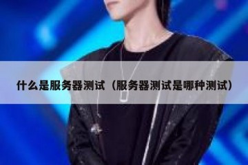 什么是服务器测试（服务器测试是哪种测试）