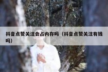 抖音点赞关注会占内存吗（抖音点赞关注有钱吗）