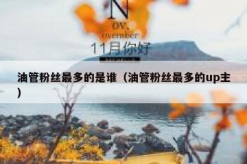 油管粉丝最多的是谁（油管粉丝最多的up主）