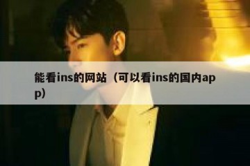 能看ins的网站（可以看ins的国内app）
