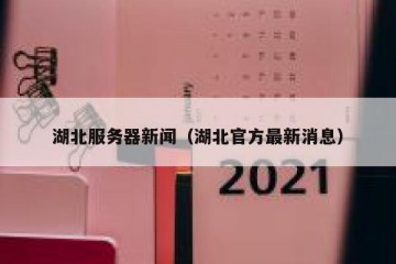 湖北服务器新闻（湖北官方最新消息）