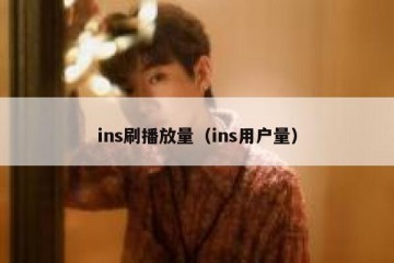 ins刷播放量（ins用户量）