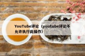 YouTube评论（youtube评论不允许执行此操作）
