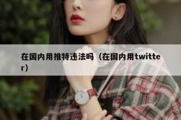 在国内用推特违法吗（在国内用twitter）