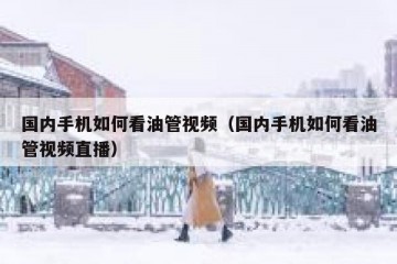 国内手机如何看油管视频（国内手机如何看油管视频直播）