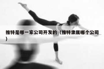 推特是哪一家公司开发的（推特隶属哪个公司）