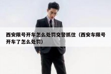 西安限号开车怎么处罚交警抓住（西安车限号开车了怎么处罚）