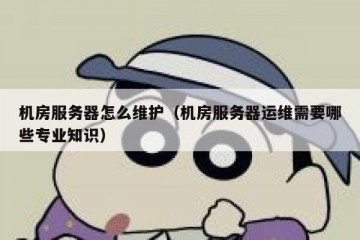 机房服务器怎么维护（机房服务器运维需要哪些专业知识）