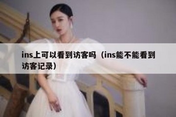 ins上可以看到访客吗（ins能不能看到访客记录）